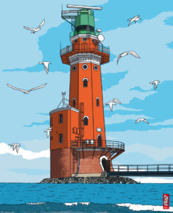 Leuchtturm Hohe Weg · Nordsee