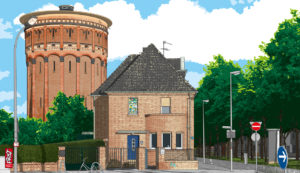 Krefeld-Mitte · Wasserturm