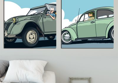 Oldtimer ComicPopart