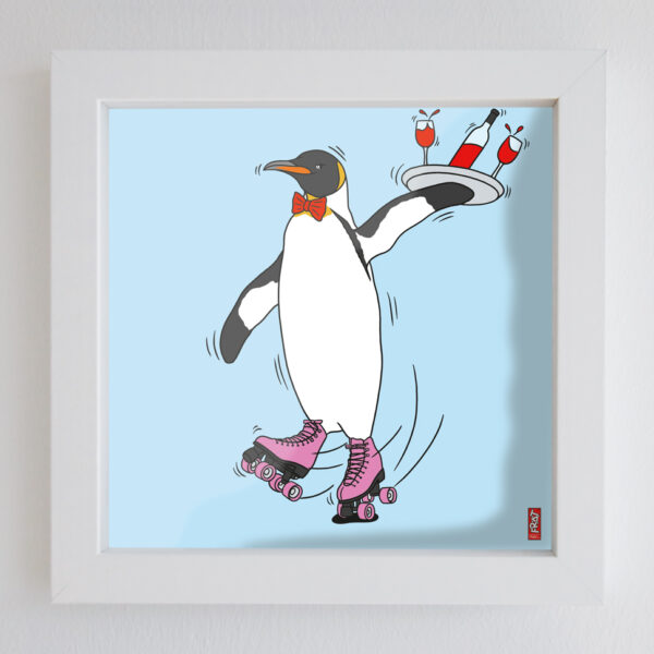 Penguin on wheels · Neue Klare Linie