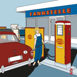 Tankstelle · Neue Klare Linie