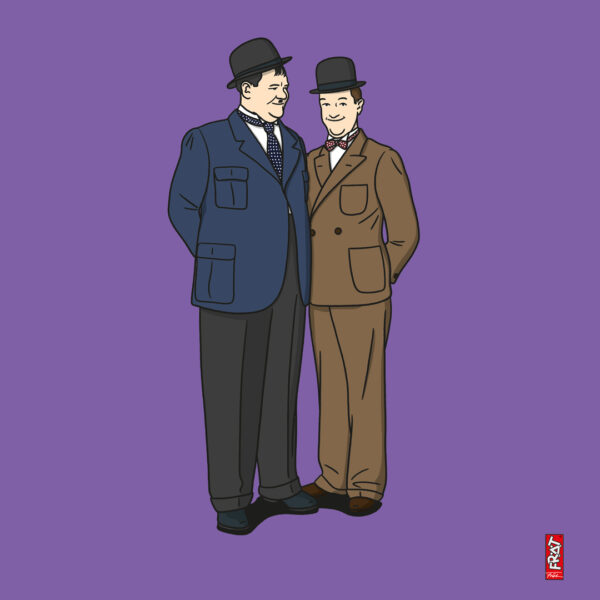 Stan Laurel and Oliver Hardy · Neue Klare Linie