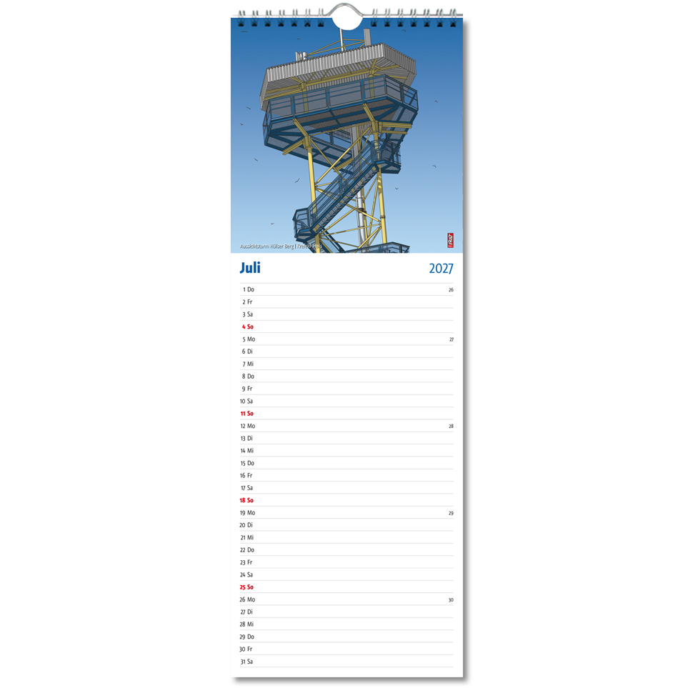 Kalender 2027 Streifenkalender 2027 · Krefeld im Detail – Bild 8