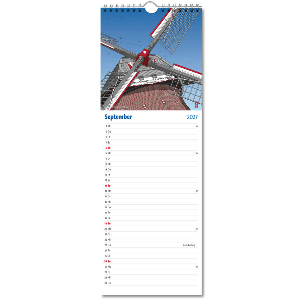 Kalender 2027 Streifenkalender 2027 · Krefeld im Detail – Bild 10