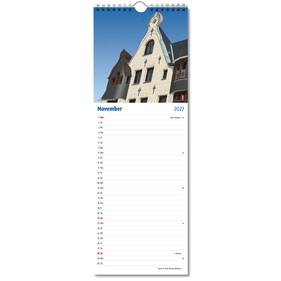 Kalender 2027 Streifenkalender 2027 · Krefeld im Detail – Bild 12